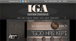 Desktop Screenshot of igatalentmgmt.com