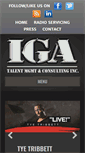 Mobile Screenshot of igatalentmgmt.com